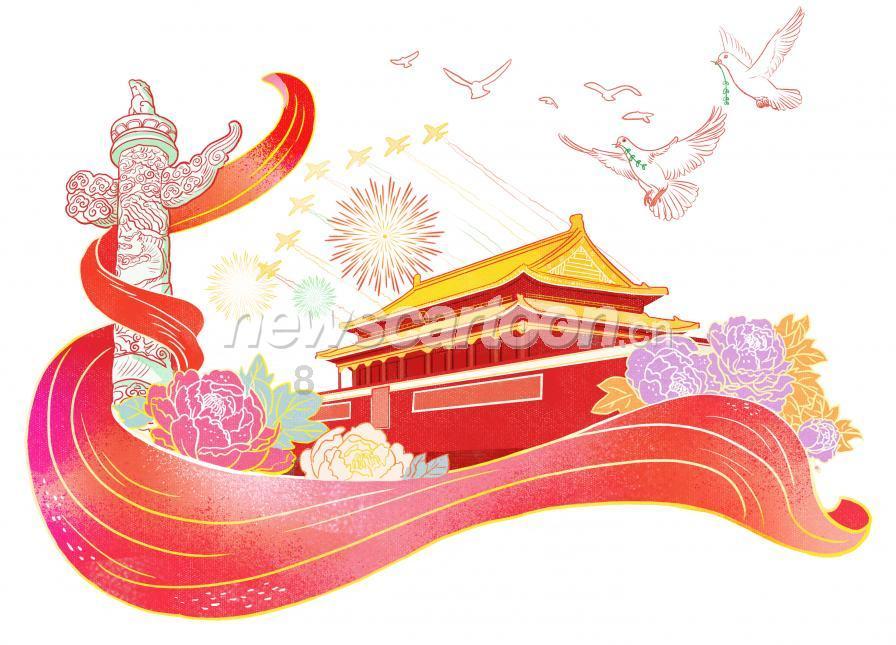 画线接蓝色球